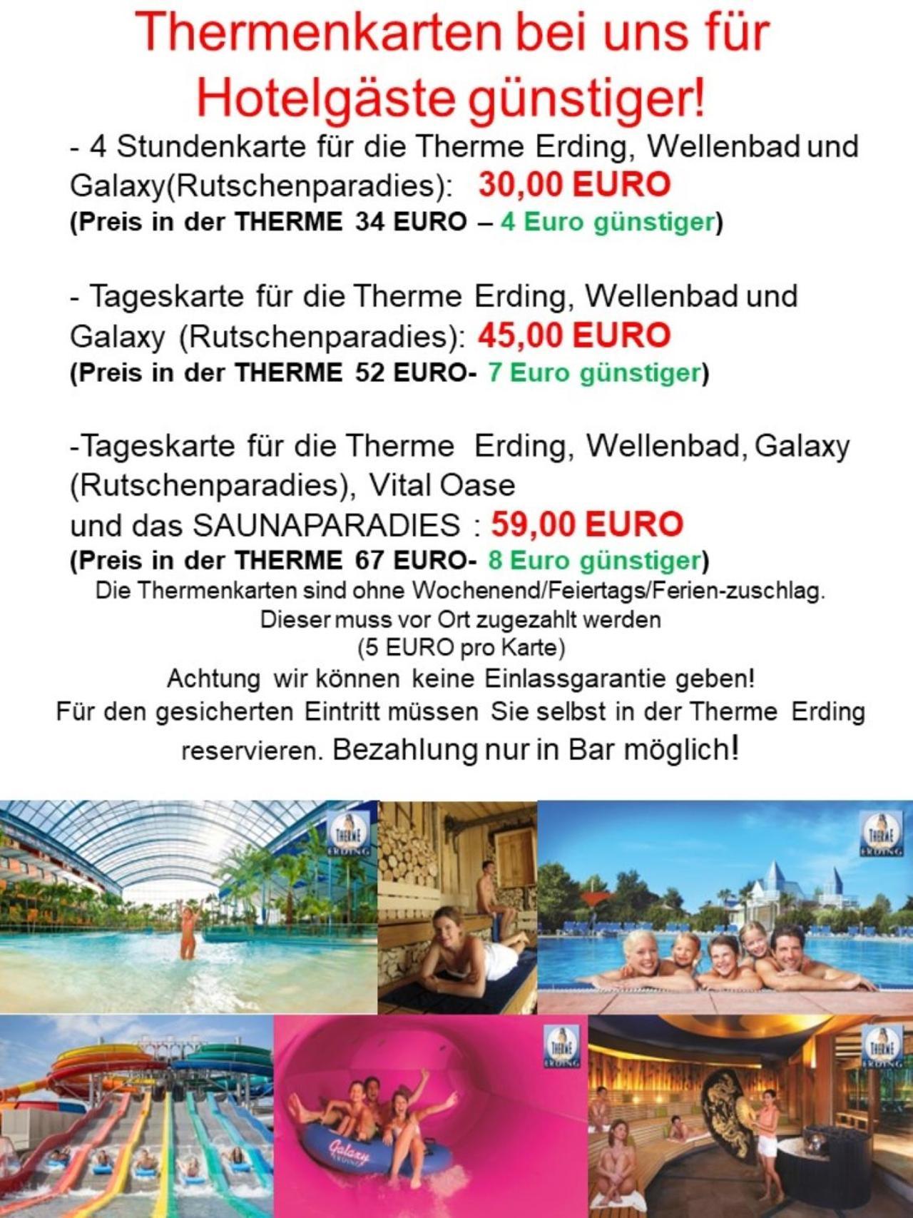 Familienhotel Nahe Der Therme Erding Exterior foto