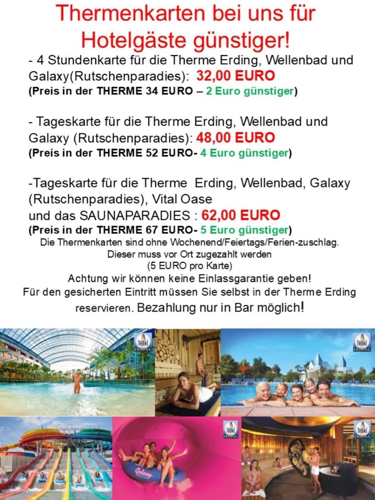 Familienhotel Nahe Der Therme Erding Exterior foto